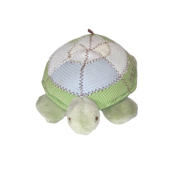 1999 Carter's John Lennon Yoko Ono Turtle Squeaker Baby Lovey Plush Stuffed Toy - Picture 5 of 8